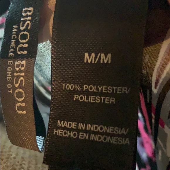 Bisou Bisou Layered Colorful Patterned Top EUC - Picture 8 of 8